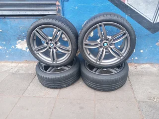 A Set of 19inche Rims And TYRES BMW F30 5X120