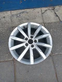One Single Rim 16inche Polo TSI 5x100 Pcd Original mag