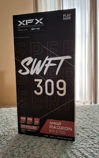 XFX Speedster SWFT 309 Radeon RX 6700 Gaming Graphics Card with 10GB GDDR6 HDMI 3xDP, AMD RDNA 2Chip