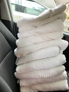 10x Used Large massage towels for sale