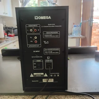 OMEGA 2.1 channel Soundbar and subwoofer