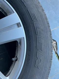 Set of 4 Rims and tyres in almost new condition.