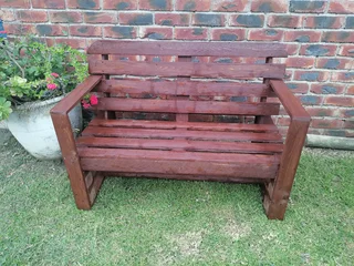 Wooden bench