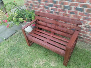 Wooden bench