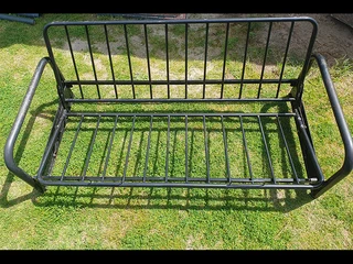 Convertible Steel Sleeper Couch and Futon Sofa Bed (Foldable Double Size Bed - Frame only)