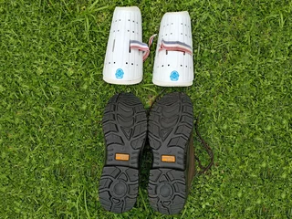 Interceptor Safety Boots &amp; Soccer Leg Guards (free) - All-in-One Protection!