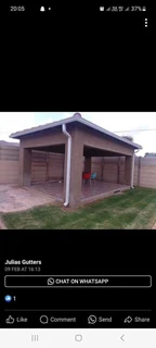 ALL GUTTERS AND PILLAR COVERING