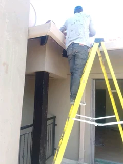 GUTTERS AND PILLAR COVERING