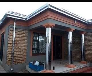 GUTTERS AND PILLAR COVERING