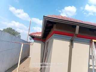 Installation Of All Gutters And Pillar Covering