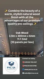 Oak Wood Pvc Ceilings