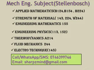 TUITION ASSISTANCE AVAILABLE ONLINE: MATHEMATICS, PHYSICAL SCIENCE, PHYSICS, MECHANICAL ENGINEERING