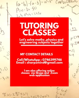 TUITION ASSISTANCE AVAILABLE ONLINE: MATHEMATICS, PHYSICAL SCIENCE, PHYSICS, MECHANICAL ENGINEERING