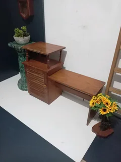 Pine Telephone Bench