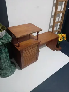 Pine Telephone Bench