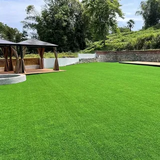 Fake grass installation