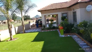 Paving Astro Turf Grass