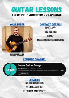 Guitar Lessons - Northern Suburbs
