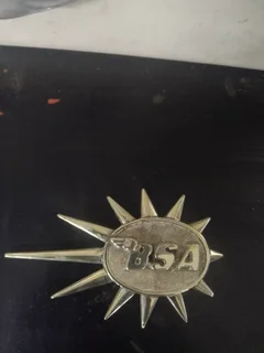 Motorcycle cast brass badges