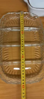 Sectional Glass Platter, Porcelain Casserole Oven Dish, Large Glass Oven dish