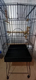 LARGE PARROT BIRD CAGE WITH STANDHEIGHT WITH STAND