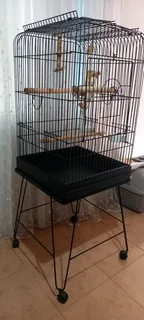 LARGE PARROT BIRD CAGE WITH STANDHEIGHT WITH STAND
