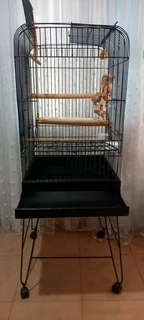 LARGE PARROT BIRD CAGE WITH STANDHEIGHT WITH STAND