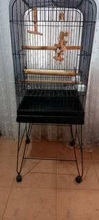 LARGE PARROT BIRD CAGE WITH STANDHEIGHT WITH STAND