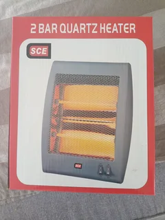 SCE 2 Bar Quartz Heater 800 W