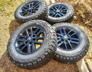 Toyota hilux mags size 17 with bf Goodrich tyres