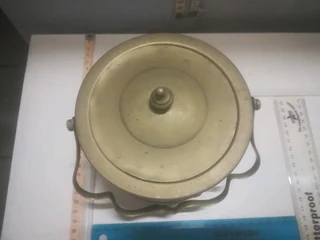 Buy this Jasperware Biscuit Barrell and support our hAndicapped