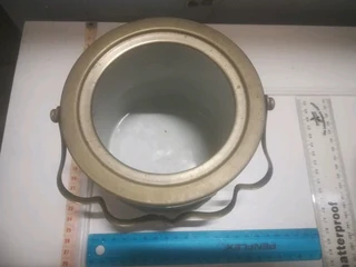 Buy this Jasperware Biscuit Barrell and support our hAndicapped