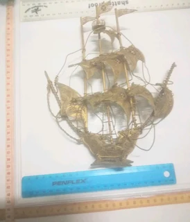 Buy this Vintage brass ship and support our aHandycapped