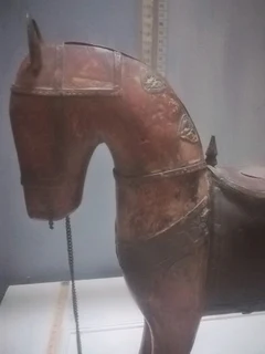 Buy this wood and brass rocking horse and support our hAnsycapped