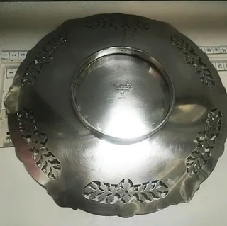 Buy this Antique Silver Plated Dessert Plate and support our hAndycapped