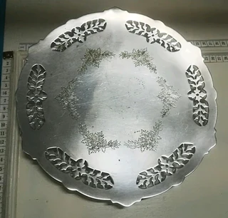 Buy this Antique Silver Plated Dessert Plate and support our hAndycapped