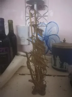 Buy this Vintage brass ship and support our aHandycapped