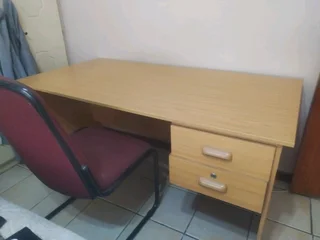 Office desk and chair