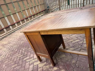 Wooden study Desk with Key for Drawers