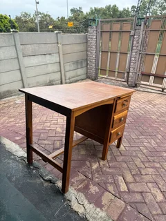 Wooden study Desk with Key for Drawers