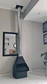 Free stand fire place