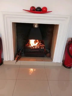 Free stand fire place
