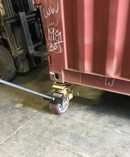 Container rigging dollies skates