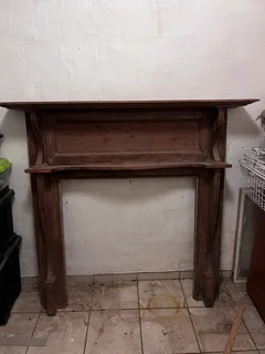 19th Century Victorian Cast Iron Tiled Fireplace and Mantel