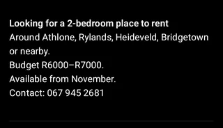 Im looking for a Place to rent