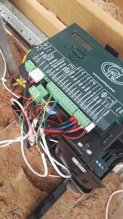 Gate motor installation