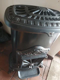 Antique Franco-Belge Anthracite Heater