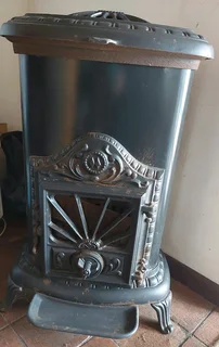 Antique Franco-Belge Anthracite Heater