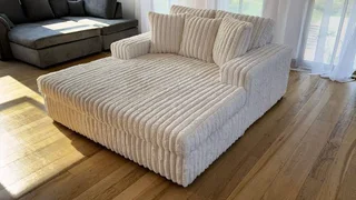 L couch from R2999 come see at factory, catalog below or Whatsap 0729254887