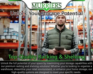 Unlock your storage potential with top-quality Racking and Shelving.